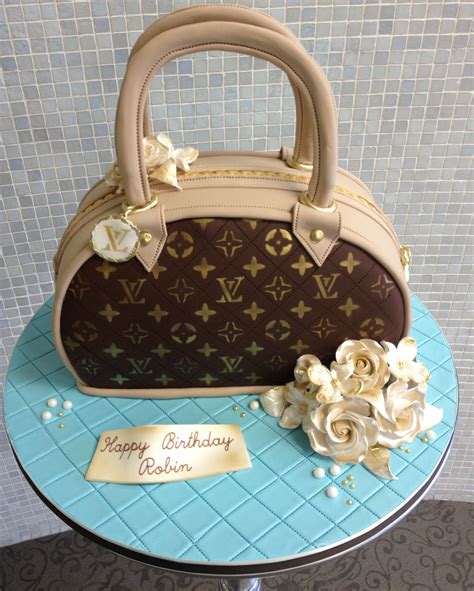 louis vuitton design cake|louis vuitton handbag cake.